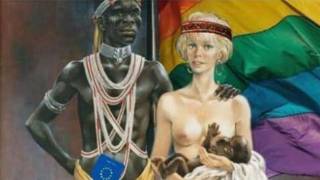 Latvian Social Democratic Workers' Party Release Ad Showing EU as an African Migrant Making Babies with Latvian Woman